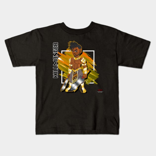 Killmonger Kids T-Shirt by ajayegraphics